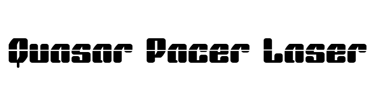 Quasar Pacer Laser  免费字体下载