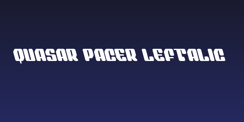 Quasar Pacer Leftalic Social Header