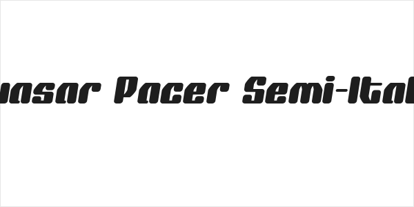 Quasar Pacer Semi-Italic Logo