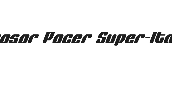 Quasar Pacer Super-Italic Logo