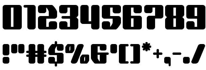 Quasar Pacer Font OTHER CHARS