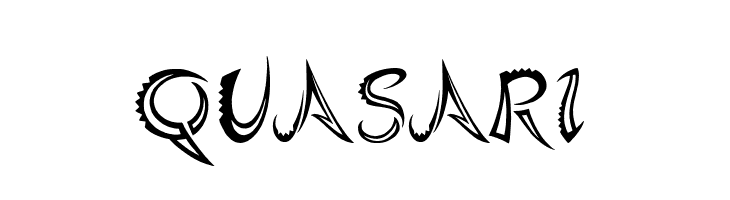 Quasari  font caratteri gratis
