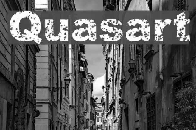 Quasart Schriftart examples