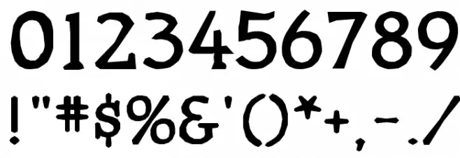 Quasbold Font OTHER CHARS