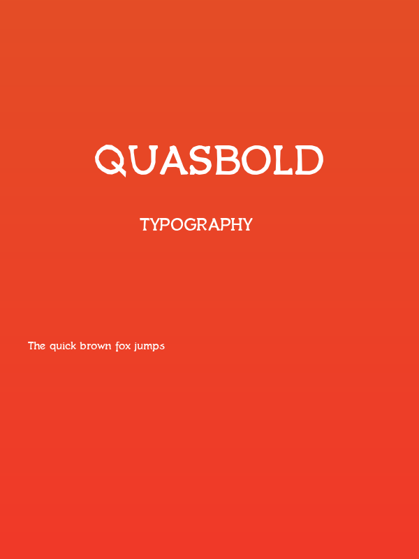 Quasbold Poster