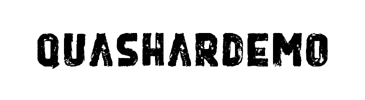 Quashar Demo  Frei Schriftart Herunterladen
