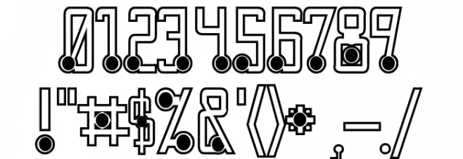 Quasidipitous Black Spot Font OTHER CHARS