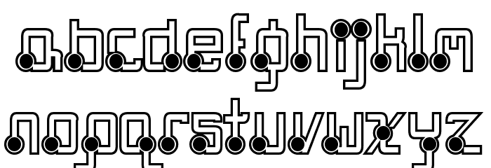 Quasidipitous Black Spot Font LOWERCASE