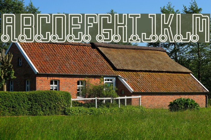 Quasidipitous Hollow Font examples