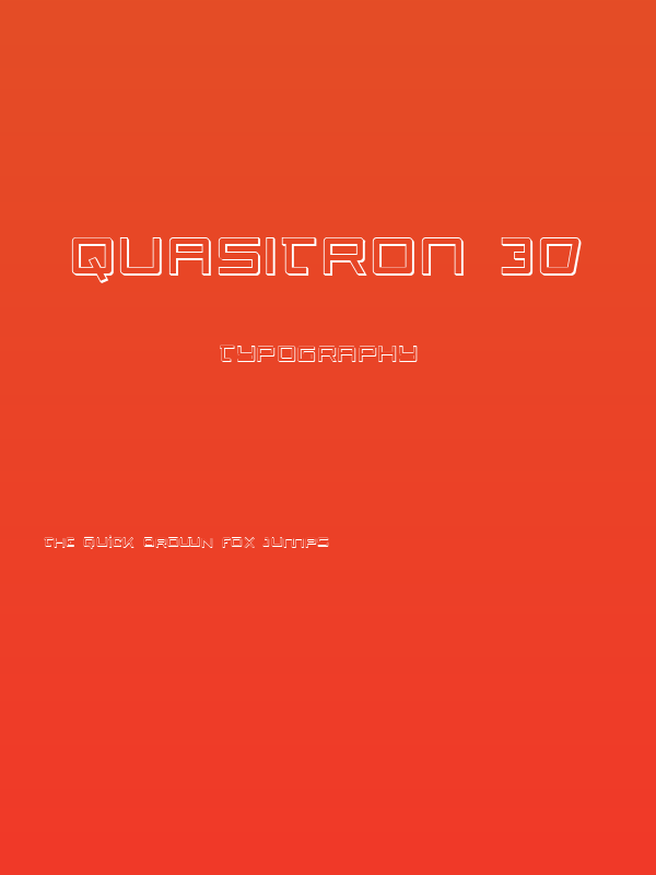 Quasitron 3D Poster