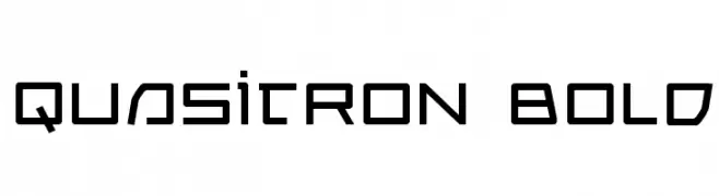 Quasitron Bold  Frei Schriftart Herunterladen