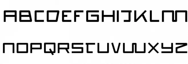 Quasitron Bold 字体 大写