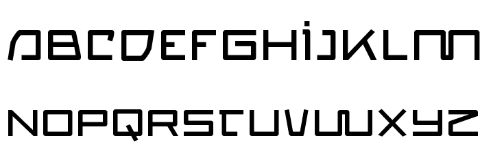 Quasitron Bold Font LOWERCASE