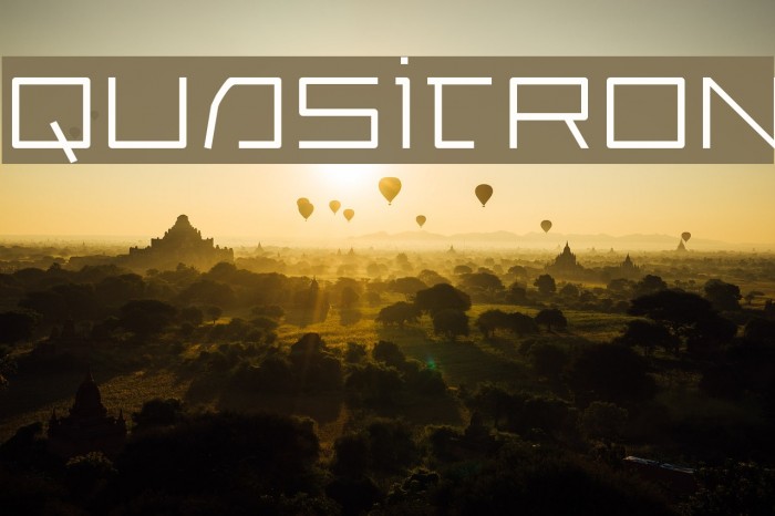 Quasitron Font examples