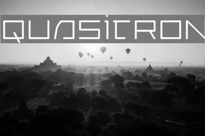 Quasitron Font examples