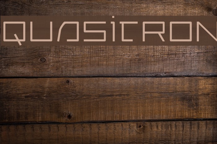 Quasitron Font examples