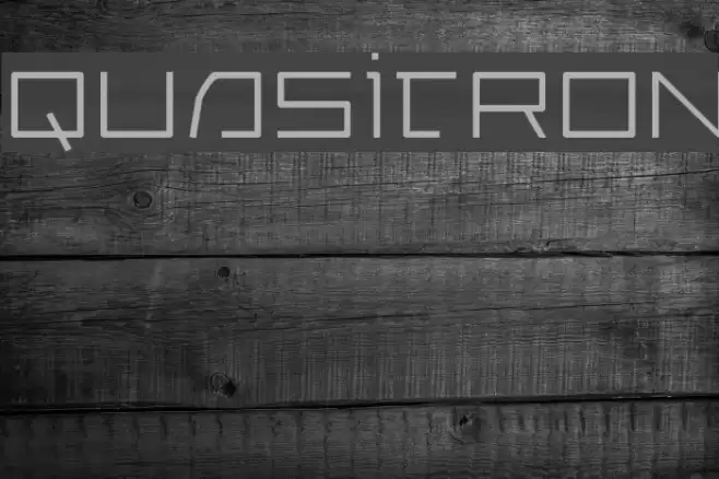 Quasitron Font examples