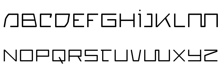 Quasitron Font LOWERCASE
