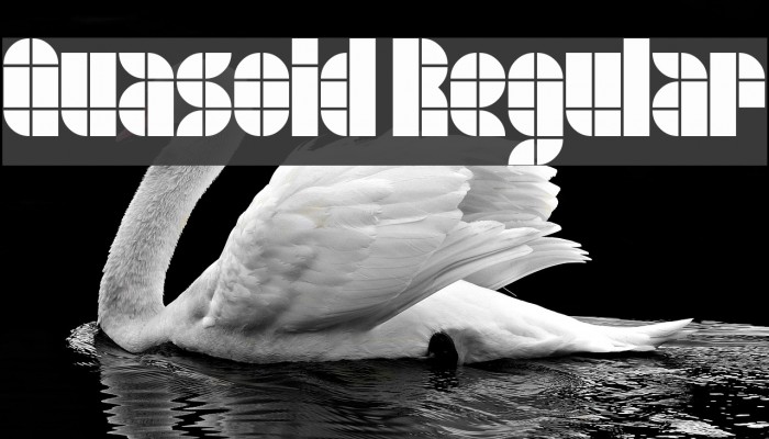 Quasoid Regular Font examples
