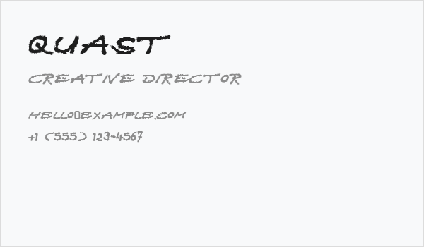 Quast Business Card