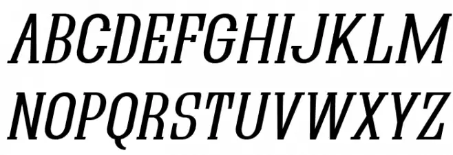 Quastic Kaps Italic フォント 大文字