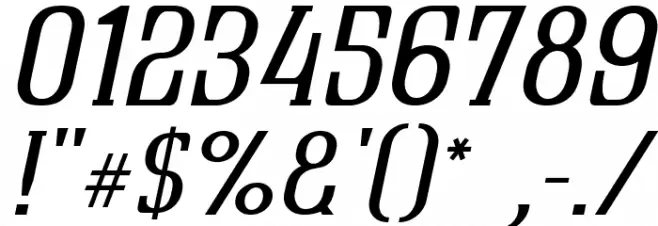 Quastic Kaps Line Italic Fuentes OTROS CHARS