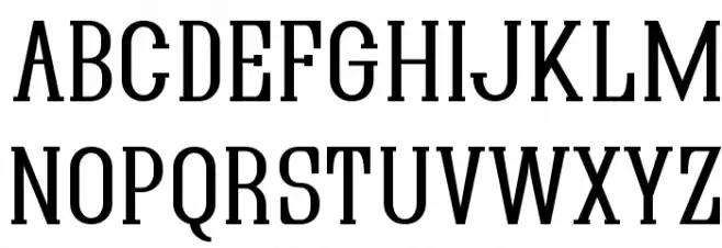 Quastic Kaps Line Schriftart Groß