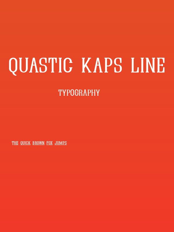 Quastic Kaps Line Poster