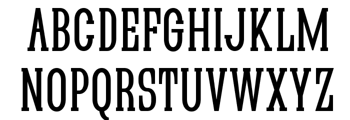 Quastic Kaps Narrow Font LOWERCASE