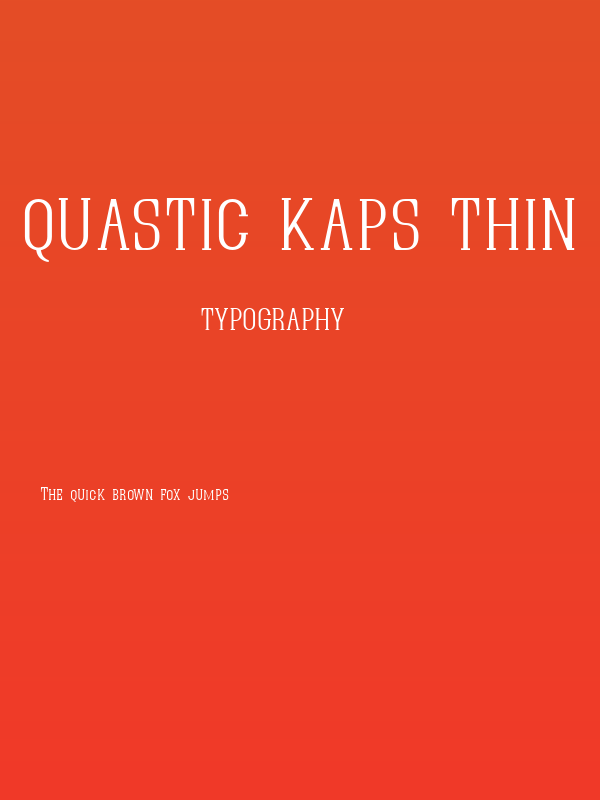 Quastic Kaps Thin Poster