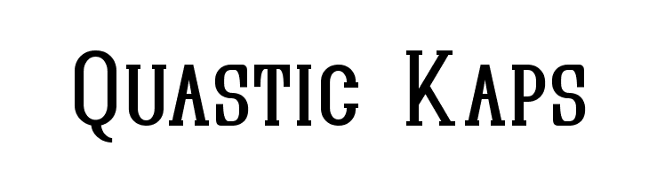 Quastic Kaps Font