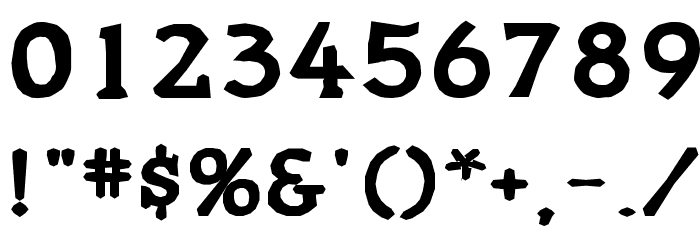 Quasxbold Font OTHER CHARS