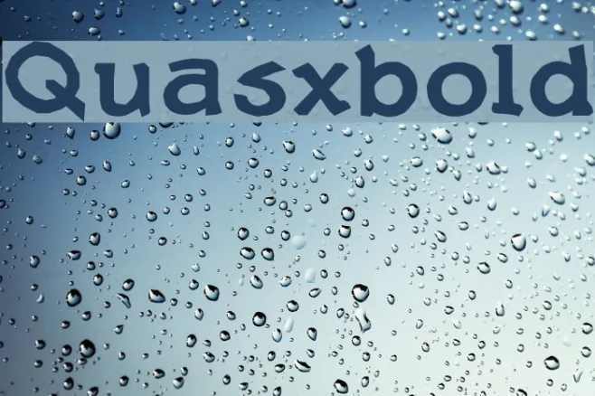 Quasxbold Example 1