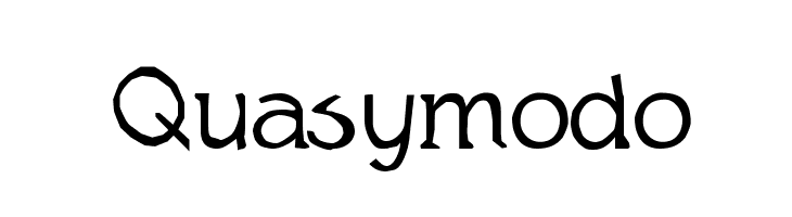 Quasymodo  baixar fontes gratis