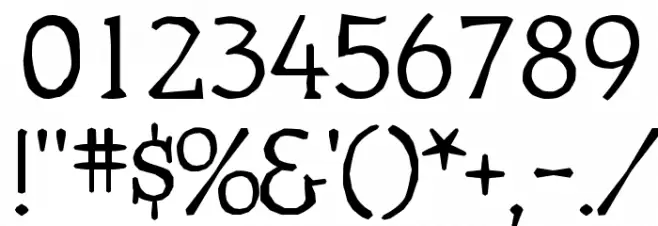 Quasymodo Font OTHER CHARS