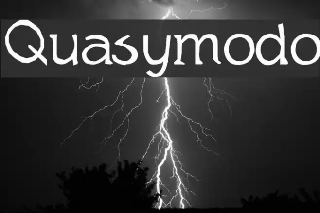 Quasymodo Font examples