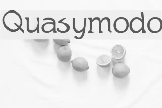 Quasymodo Font examples