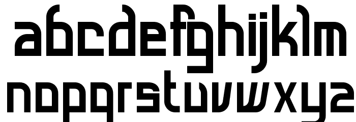 QuatSteel DemiBold Font LOWERCASE