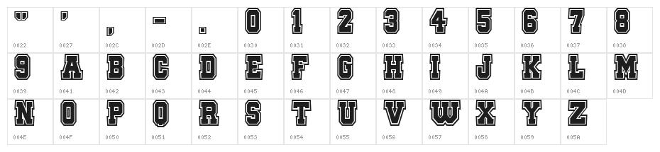 Quaterback Fight Campus Character Map