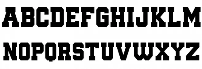 Quaterback Fight 字体 大写