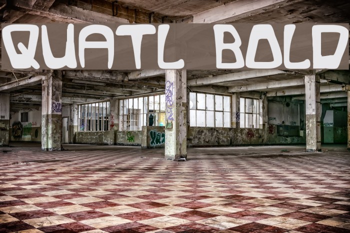 Quatl Bold Font examples
