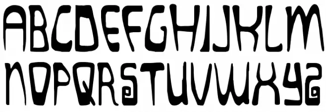 Quatl Condensed Schriftart Groß