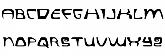 Quatl Expanded Schriftart Kleinbuchstaben