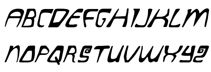 Quatl Italic Font Litere mici