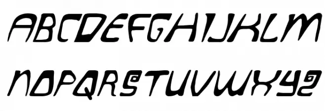 Quatl Italic फ़ॉन्ट लोअरकेस