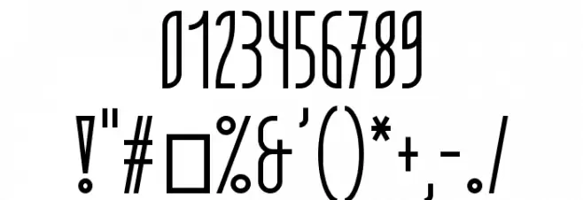 Quatre Quarts Font OTHER CHARS