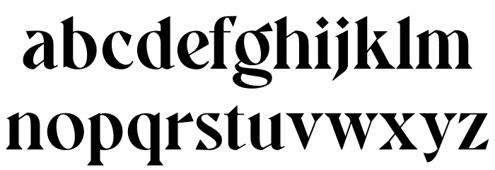 QuatroDEMO Font LOWERCASE