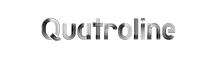Quatroline Font