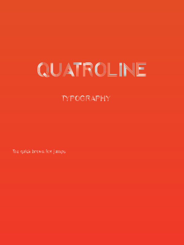 Quatroline Poster