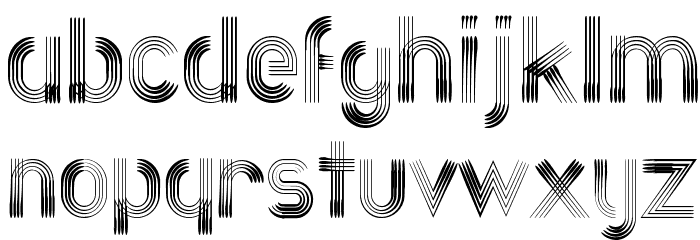 Quatroline Font LOWERCASE
